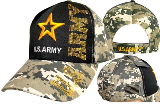 CAP501K US Army Logo Flag CAP