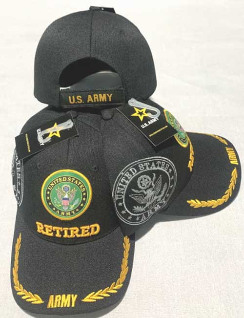 CAP591Y** ARMY Emb RETIRED Cap