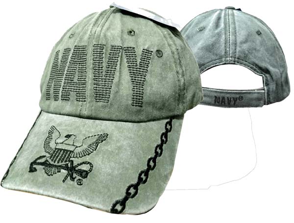 CAP596CMG NAVY w/Navy Logo ON Bill Cap OD