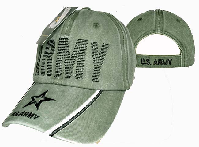 CAP595CMG** Army with Army Logo on Bill Cap