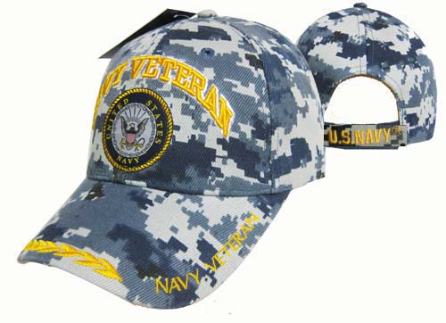 CAP592AC Navy Vet Emblem Cap CAMO