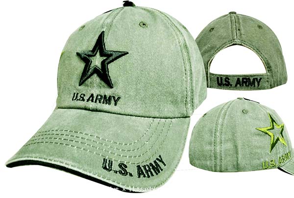 CAP601SG** Army Logo Cap OD color