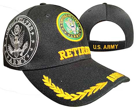 CAP591Y** ARMY Emb RETIRED Cap