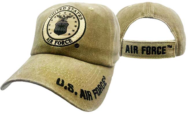 CAP504CK Air Force Emblem Cap Subdue Khaki