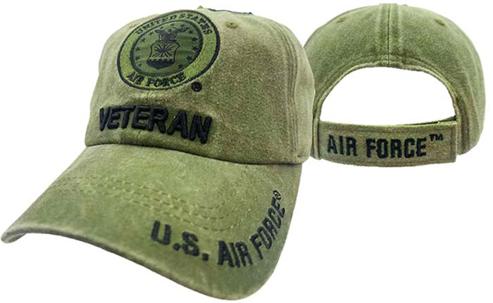 CAP512CG** AF Emblem Vet Cap Subdue OD