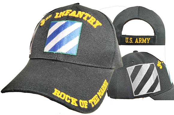 CAP621A 3rd Infantry Logo w/ shadow Cap 3D
