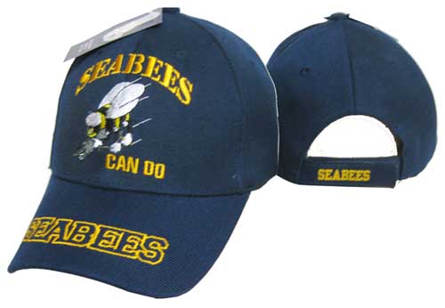 CAP602R Seabees Can Do Cap