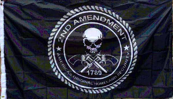 FLG973F 2nd Amendment 1789 FLAG