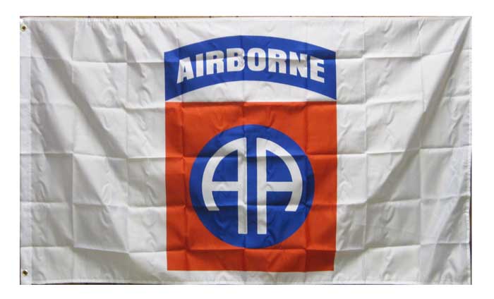 FLG627 82 Airborne Flag 3x5