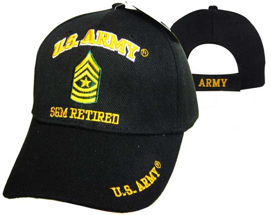 CAP560F Army SGM Retired Cap