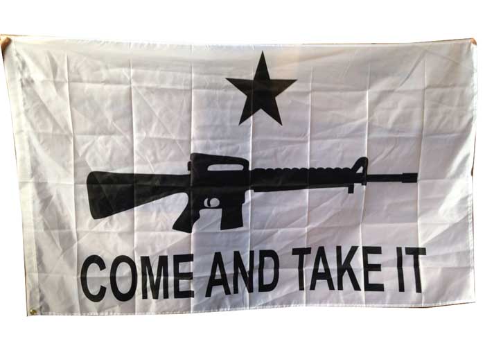 FLG974 Come and take it Rifle FLAG