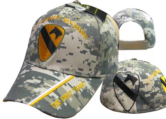 CAP628C 1st Cavalry Division Cap CAMO