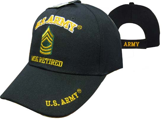 CAP560D Army MSG Retired Cap