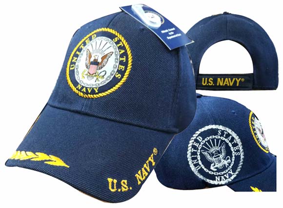 CAP602B Navy Emblem w/ Shadow Cap