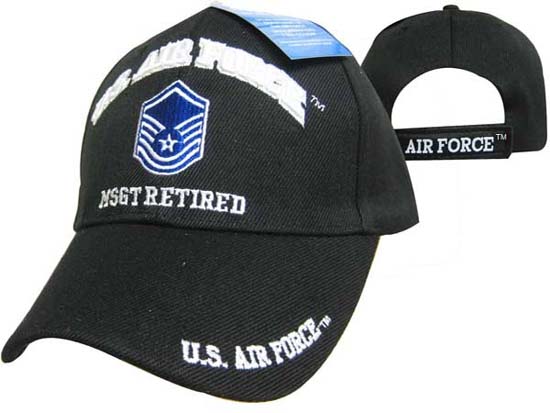 CAP540B AF MSGT Retired Cap Bk