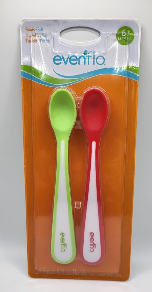 EVENFLO SOFT SPOONS 6+ MONTHS 2PCS