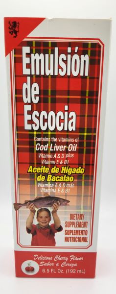 EMULSION DE ESCOCIA CHERRY 6.5 OZ