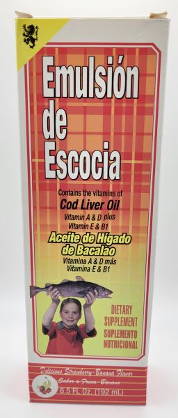 EMULSION DE ESCOCIA STRAWBERRY BANANA 6.5 OZ