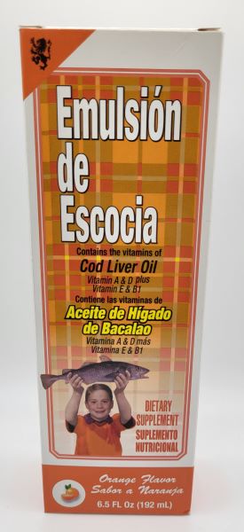 EMULSION DE ESCOCIA ORANGE 6.5 OZ