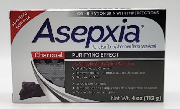 ASEPXIA CLEASING BAR CHARCOAL 4 OZ.
