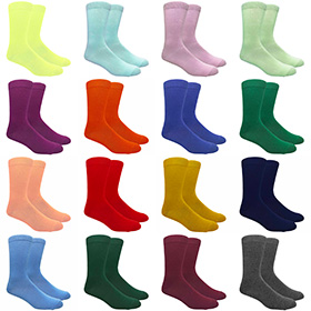 FineFit Black Label Solid Color DRESS Socks