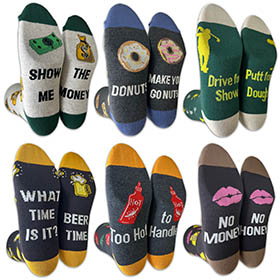 Men's FineFit Novelty SOCKS