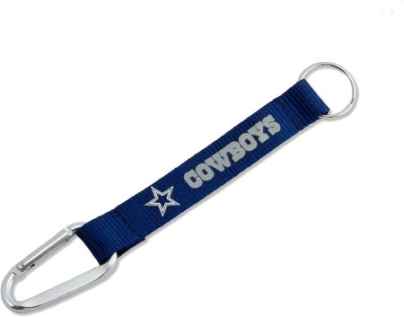 DALLAS COWBOYS CARABINER KEYCHAIN