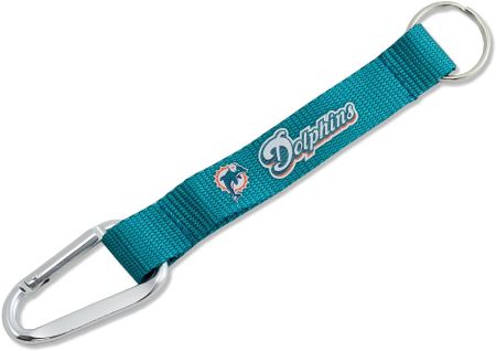 MIAMI DOLPHINS CARABINER KEYCHAIN