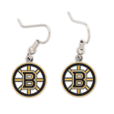 BOSTON BRUINS LOGO DANGLE EARRINGS