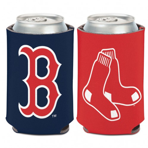 BOSTON RED SOX 2 SIDED COLLAPSIBLE CAN HOLDER