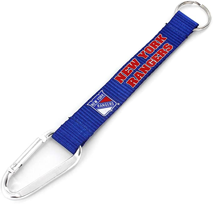 NEW YORK RANGERS CARABINER KEYCHAIN