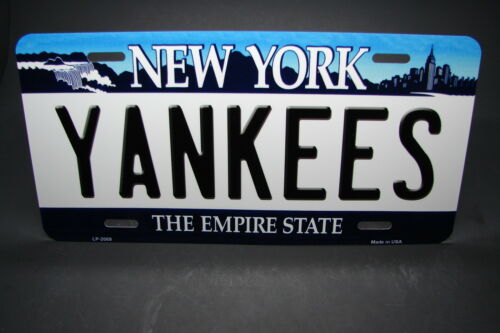 YANKEES NEW YORK STATE LICENSE PLATE