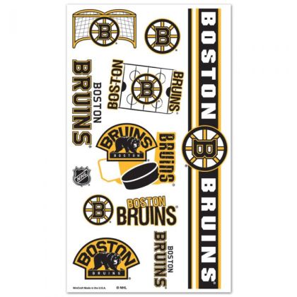 Boston Bruins Sheet of TATTOOs