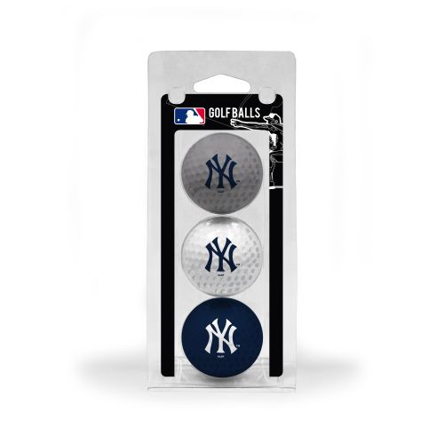 New York YANKEES Team Golf 3 pack of golf balls