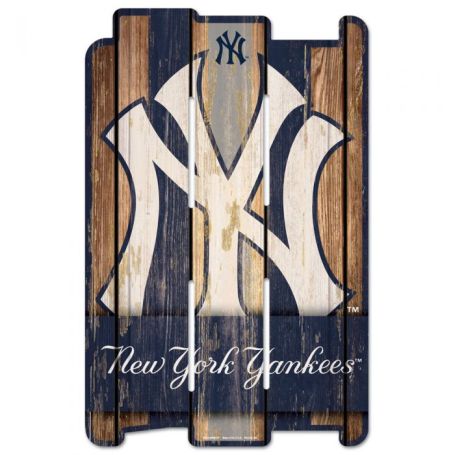 New York YANKEES Wood Fence Sign  11 x 17 inches