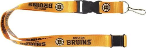 Boston Bruins Yellow Lanyard  with Breakaway KEYCHAIN