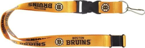 Boston Bruins Yellow Lanyard  with Breakaway keychain