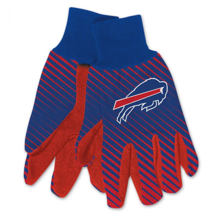 BUFFALO BILLS STRIPE 2 TONE WORK GLOVES