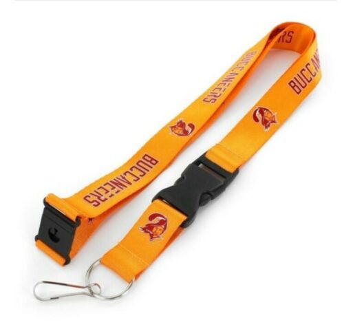 Tampa Bay Buccaneers Throwback lanyard with breakaway KEYCHAIN