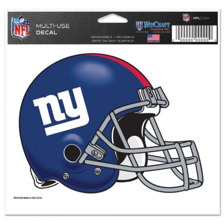 New York Giants Helmet Ultra Decal 5 x 6 inches