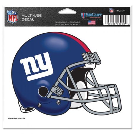 NEW York Giants Helmet Ultra Decal 5 x 6 inches