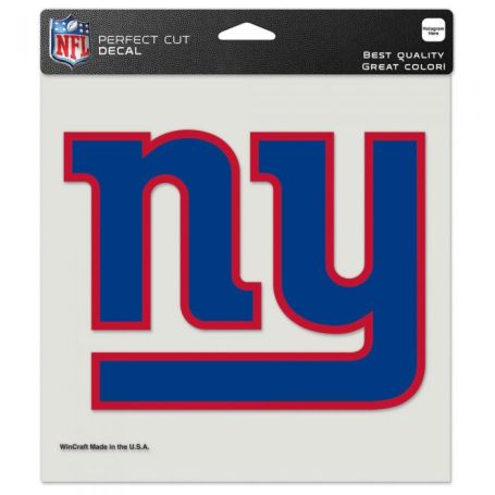 New York Giants 8x8 Perfect Cut Decal