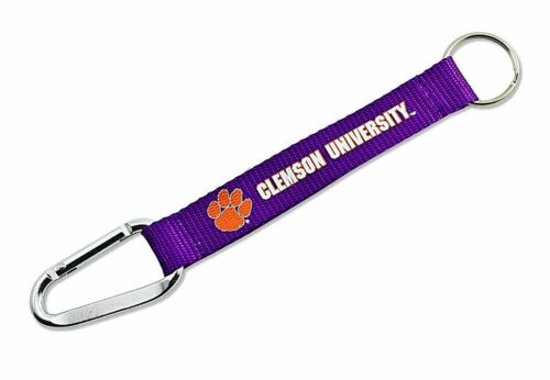 Clemson Tigers Carabiner Keychain