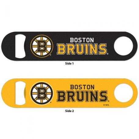 Boston Bruins 2 Color Metal Bartender Opener