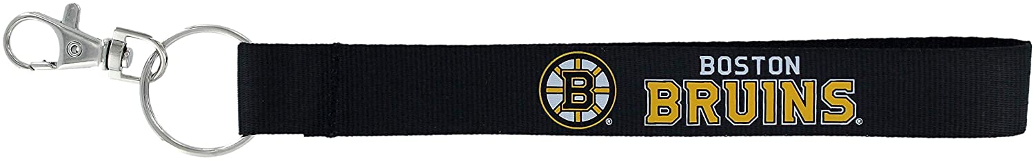 BOSTON BRUINS WRISTLET KEYCHAIN