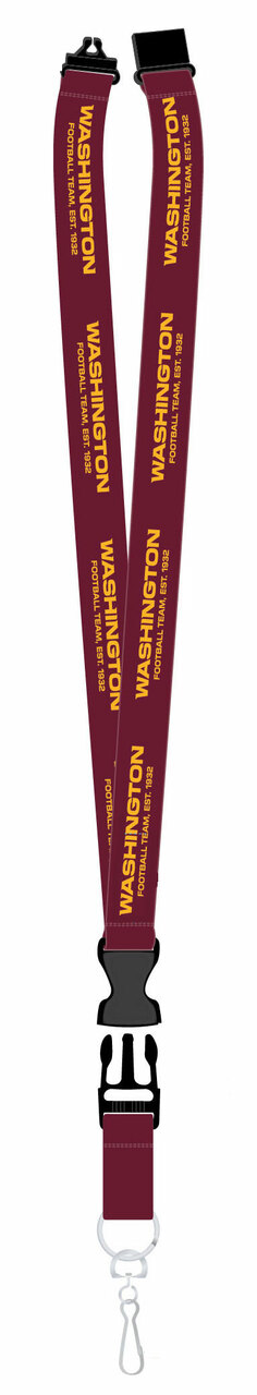 WASHINGTON FOOTBALL TEAM LANYARD KEYCHAIN