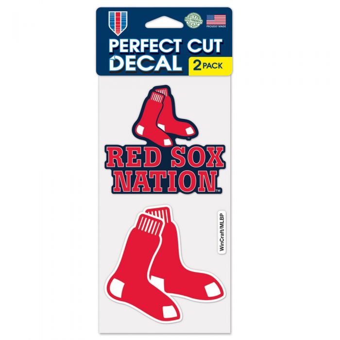 BOSTON RED SOX NATION 2 PACK DECALS