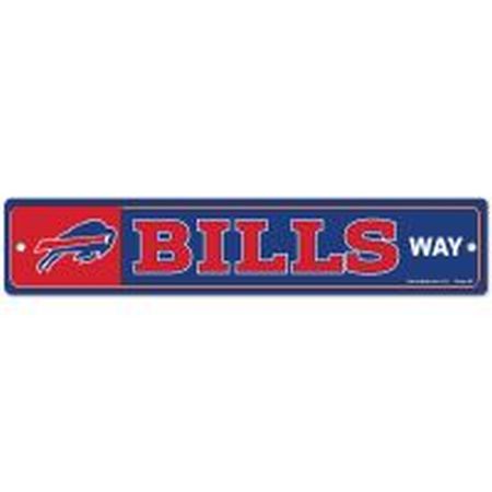 BUFFALO BILLS WAY SIGN 3.75 X 19 INCHES