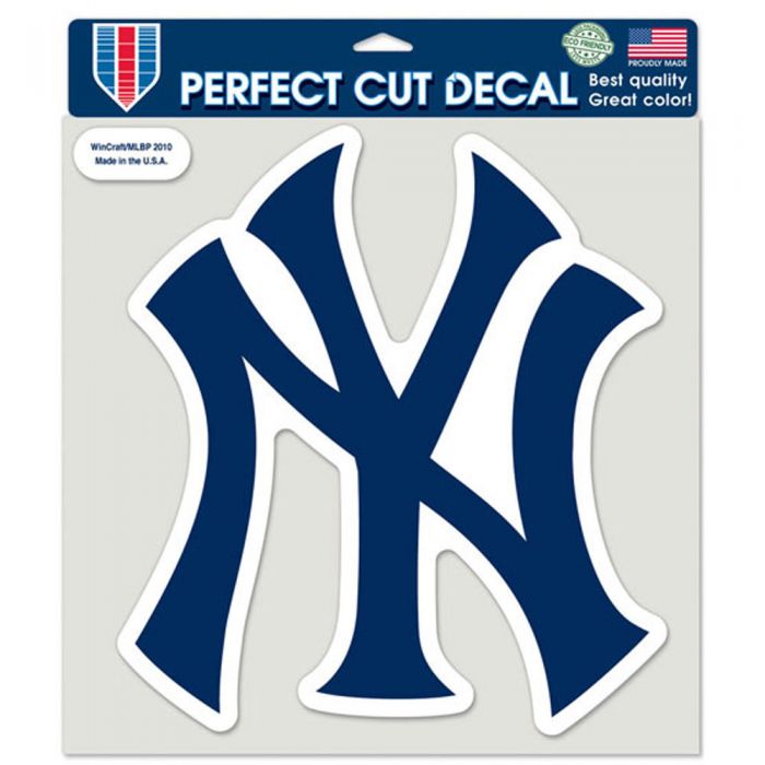 New York YANKEES 8x8 Perfect Cut Decal NY STYLE