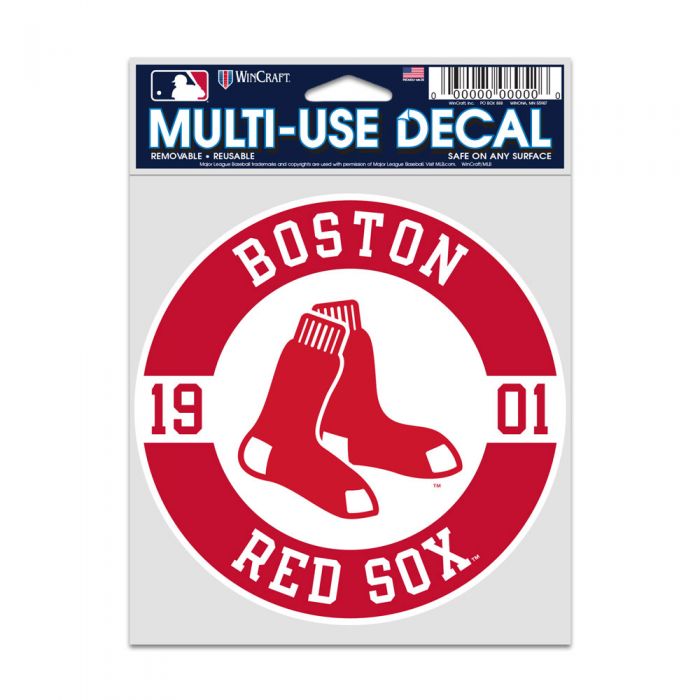 BOSTON RED SOX PATCH DECAL 3.75 X 5 INCHES